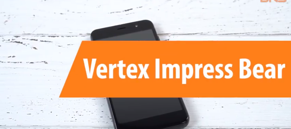 Smartphone VERTEX Impress Bear - advantages and disadvantages